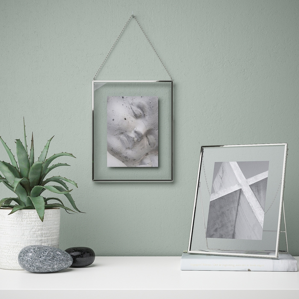 IKEA LERBODA  (ИКЕА ЛЕРБОДА)  -  Рамка, серебро, 20x25 см