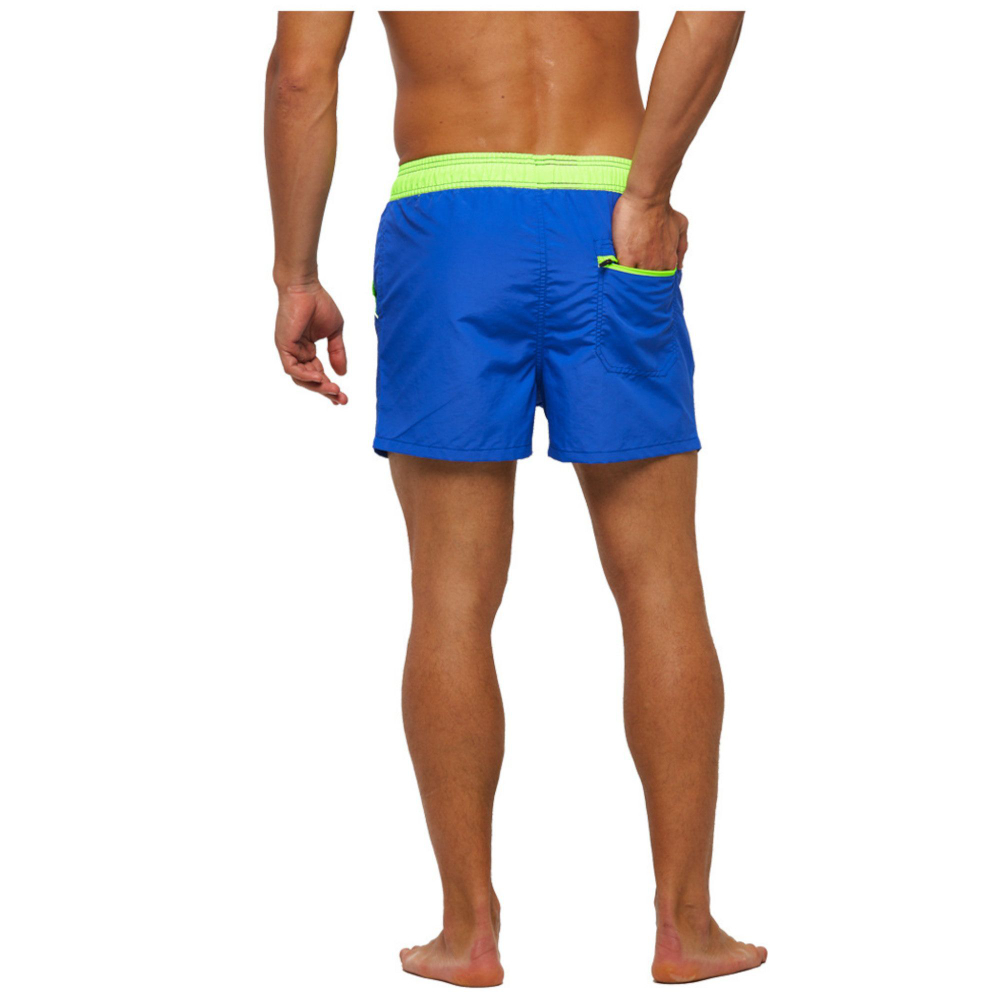 Синие пляжные мужские шорты (Размер: L) (Цвет: синий)