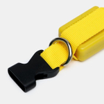 Ошейник светящийся узкий для небольших собак, 3 режима, 26см, Желтый