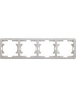 Рамка 2-я горизонтальная Makel Mimoza белая 22012