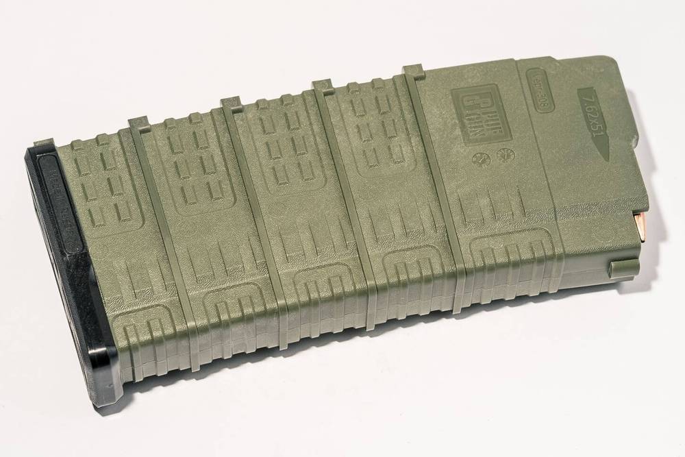 Магазин PufGun для Вепрь-308, .308 Win, 25 патронов, оливковый