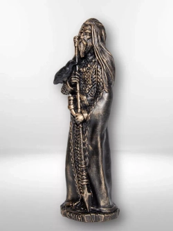 Коллекционная алтарная фигурка статуэтка скандинавский Бог Один оберег для дома