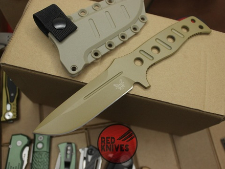 Нож Benchmade Fixed Adamas 375-3 - олива