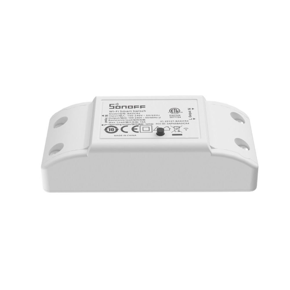 Умное WiFi Реле Sonoff BASICR4, 10А/2400Ватт (Работает с Яндекс Алисой)