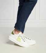 Кожаные кроссовки kapri nft Karl Lagerfeld - белый(KL62522)