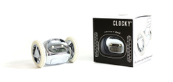 Будильник с сюрпризом clocky металлик