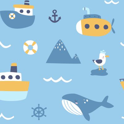 Морское путешествие. Киты и корабли