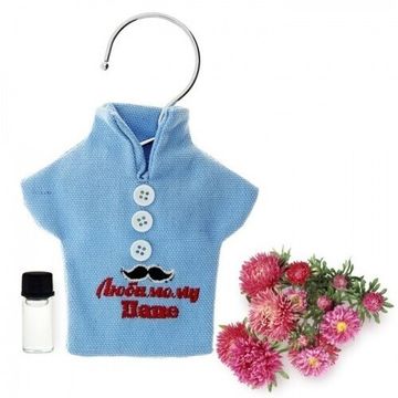 Ароматизатор рубашка с вышивкой "Любимому папе"