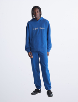 Худи Calvin Klein Relaxed Fit Standard Logo Blue Herald