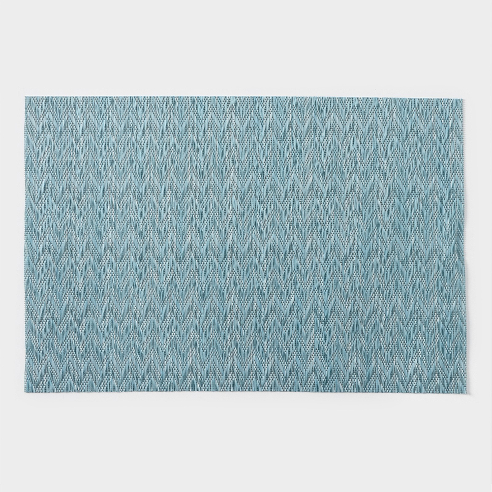 Набор салфеток сервировочных 4 шт Доляна, 45х30 см, лазурный