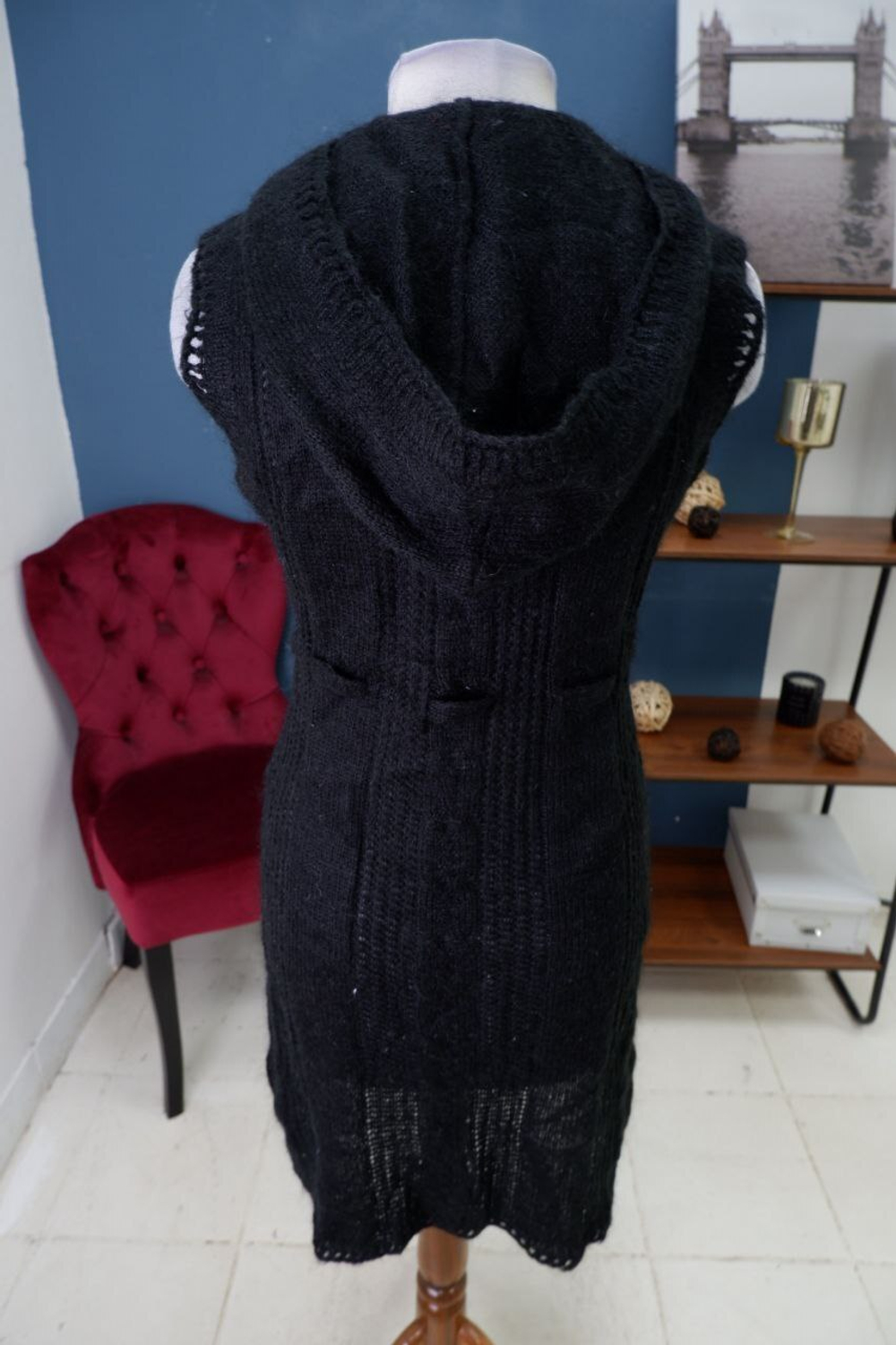 Платье-джемпер Claire.Dk с капюшоном 42 размер