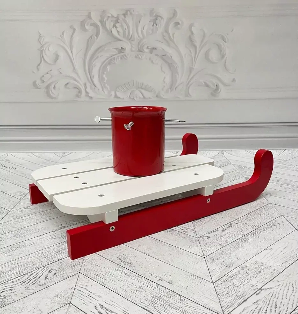 Подставка для натуральных елок Санки деревянные 54,5х31х24 см., Christmas DeLuxe (89822)