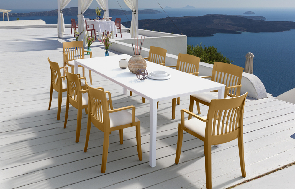 Кресло пластиковое с обивкой Papatya Eden-K Soft