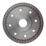 Диск алмазный, 115 х 22.2 мм, тонкий, сплошной (Jaguar) мокрая резка Gross
