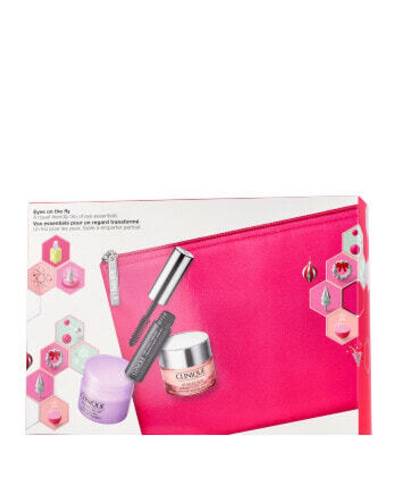 Clinique All about Eyes Set mit Eye Cream, Cleansing Balm &amp; Mini Mascara