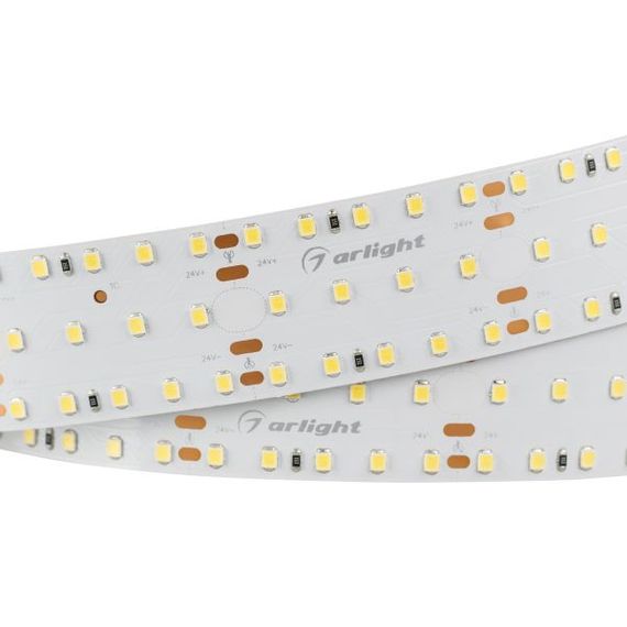 Светодиодная лента Arlight 25W/m 280LED/m 2835SMD теплый белый 2,5M 023403(2)