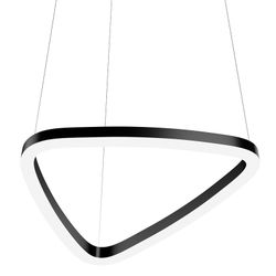 Профильный светодиодный линейный светильник подвесной треугольной формы 50Вт