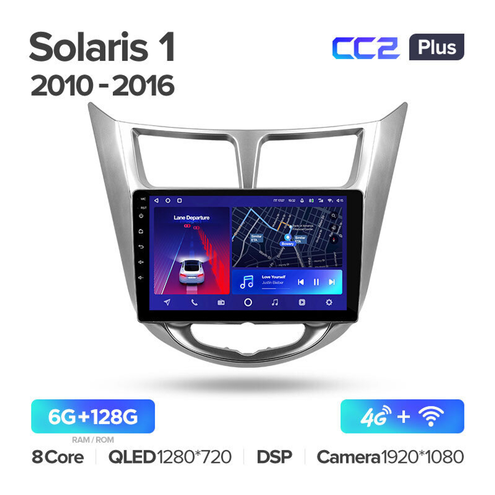 Teyes CC2 Plus 9" для Hyundai Solaris 2010-2016