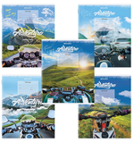 Тетрадь А5 12л. лин. "Путешествие" обложка картон (BRAUBERG)