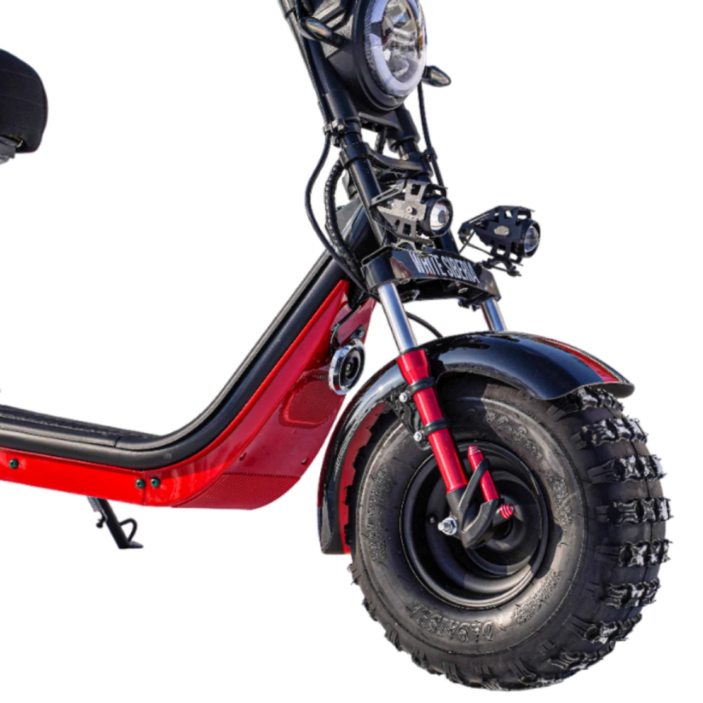 Электроскутер CityCoco WHITE SIBERIA PRO WD 2000W