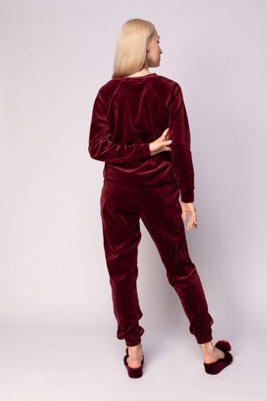 Лорен (бордо) ХL Костюм велюровый