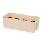 Кашпо на перила 585х200 большое (бежевый)