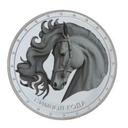 GAEM Изделие декоративное "Монета Лошадь", L4,5 W4,5 H0,5 см