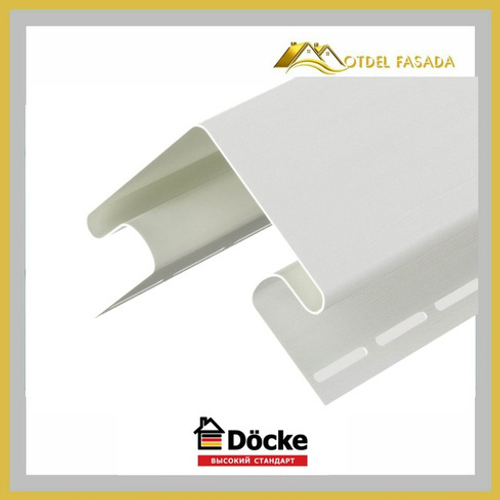 Внешний угол DOCKE PREMIUM Пломбир 75/15мм 3000мм