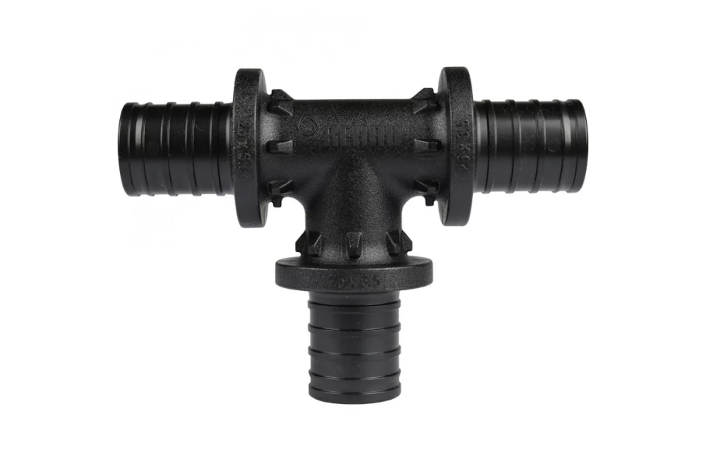 Тройник надвижной пластиковый Rehau (Рехау) 25х25х25