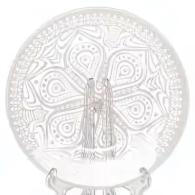 Тарелка десертная 20см «Бохо розовый 10327SLBD43