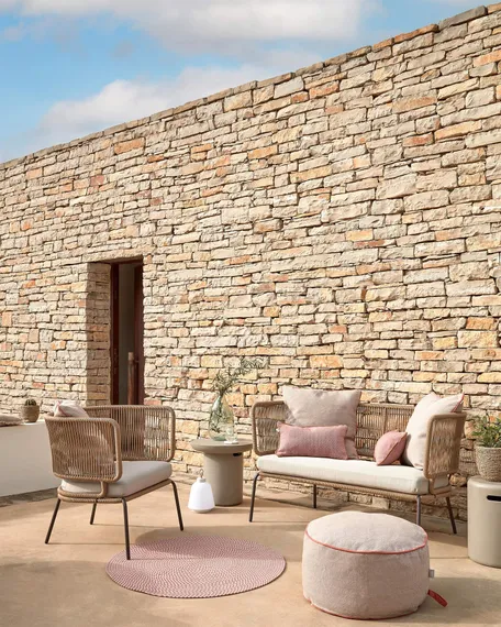 Кресло Nadin бежевое