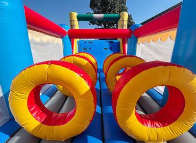 Коммерческая надувная полоса препятствий «Спорт-Актив», 12×3×4 м