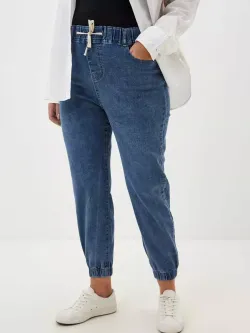 Джинсы на резинке больших размеров