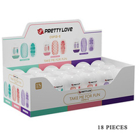 Набор из 18 мастурбаторов 10см Pretty Love  Take Me for Fun BI-014931H
