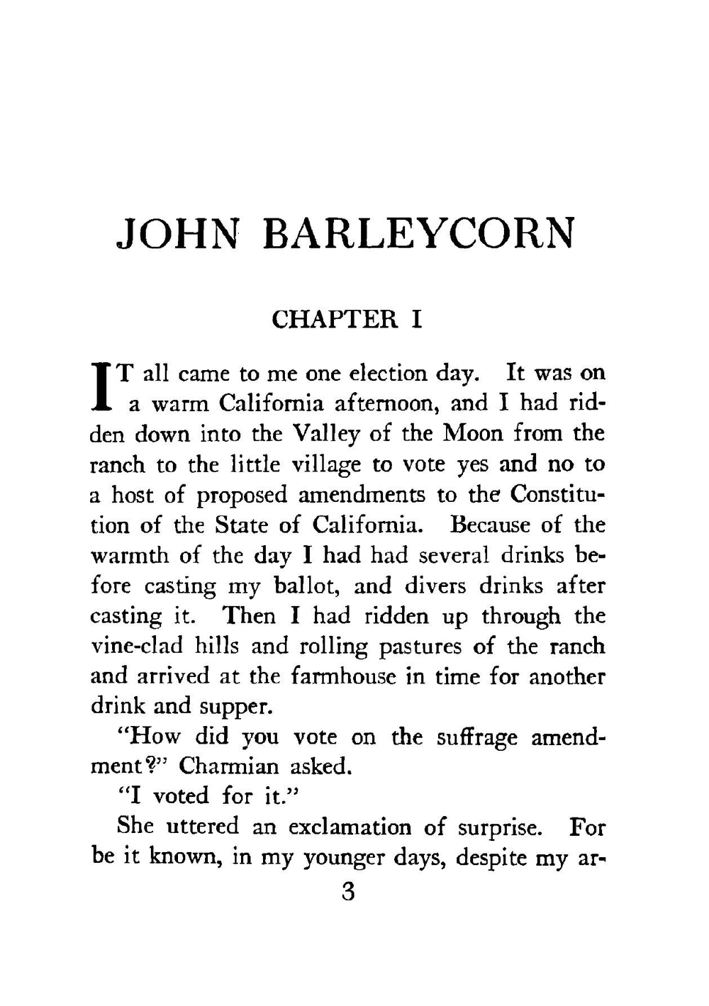 John Barleycorn | Jack London