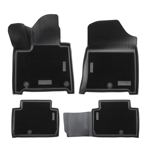 Ковры в салон Norplast/Unidec для Hyundai Santa Fe V в кузове MX5 (2023-), Черный, 1,2 ряд, арт.NPA11-C31-540-CM