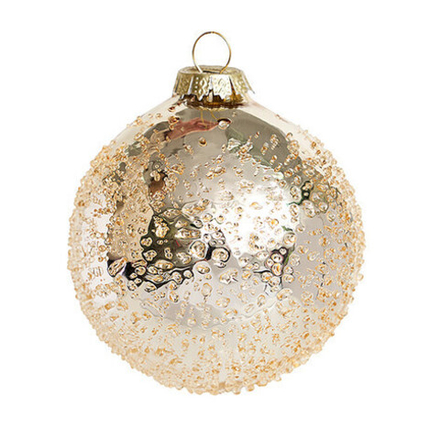 Шар "Лед. дождь" шамп. 8см AXM086