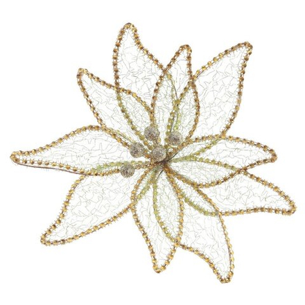 GAEM Цветок исскуственный "Пуансеттия", L23 W23 H12 см
