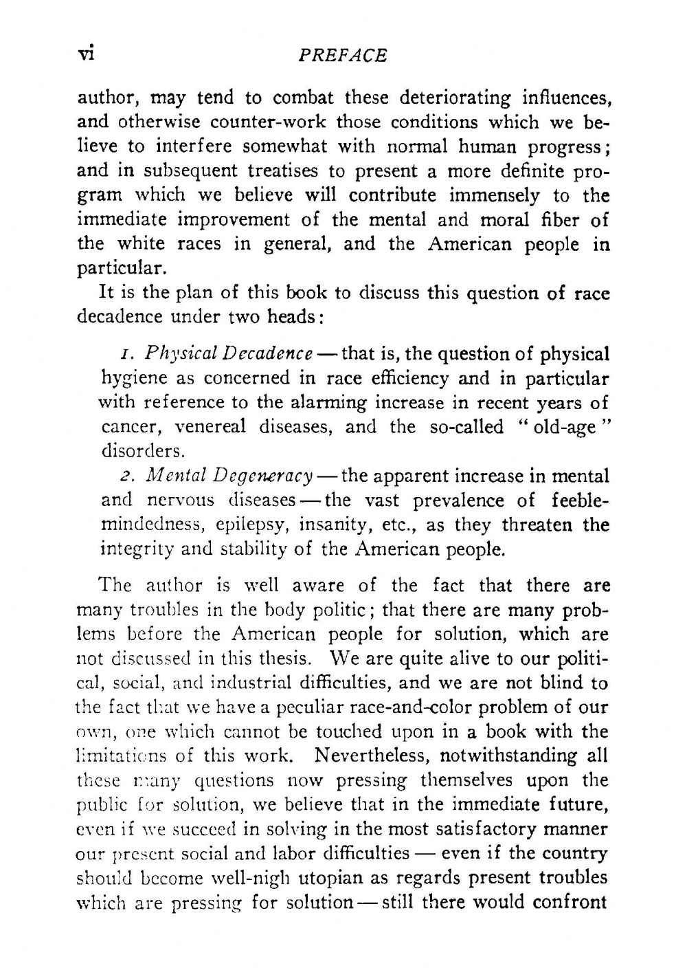 Race Decadence | William Samuel Sadler