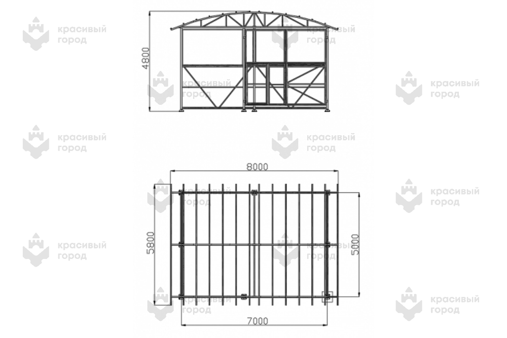 Навес для ТБО