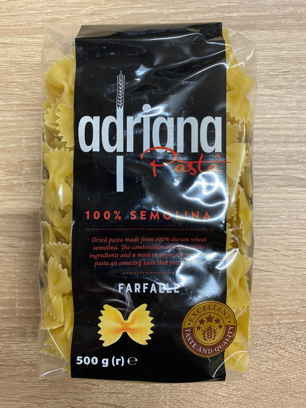 Паста Бантики Adriana , 500г, Чехия