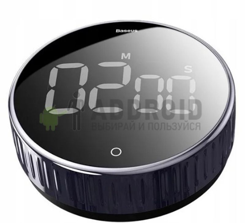 Таймер Baseus heyo rotation countdown timer (ACDJS-01) Черный
