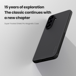 Чехол усиленный от Nillkin c встроенным круглым магнитом для Samsung Galaxy A56 5G, серия Super Frosted Shield Pro Magnetic Case