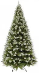 Сосна Женева заснеженная с шишками 185 см., ЛЕСКА, Triumph Tree (73118)
