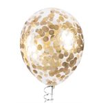 Конфетти фольга Круг, Золото, Хром, 2 см, 50 г.