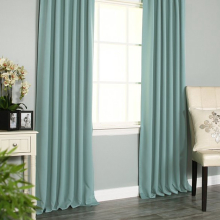 Шторы блэкаут 90% "Палитра" ментол. 150 х 270 см. В упаковке - 1 шт. 88-28