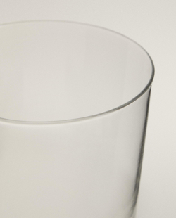 Zara Home стакан из стекла, цвет прозрачный, 12.1 см · 6208/561