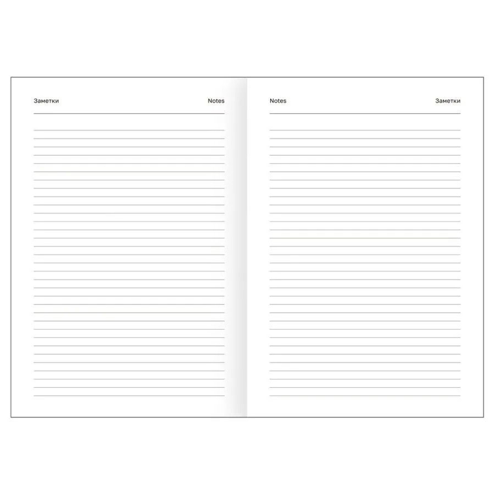 Ежедневник BG "БУМВИНИЛ" А5, недатированный, 160 листов, черный