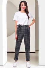 Брюки Глэсс (клетка роуз) Brividi (Акция)