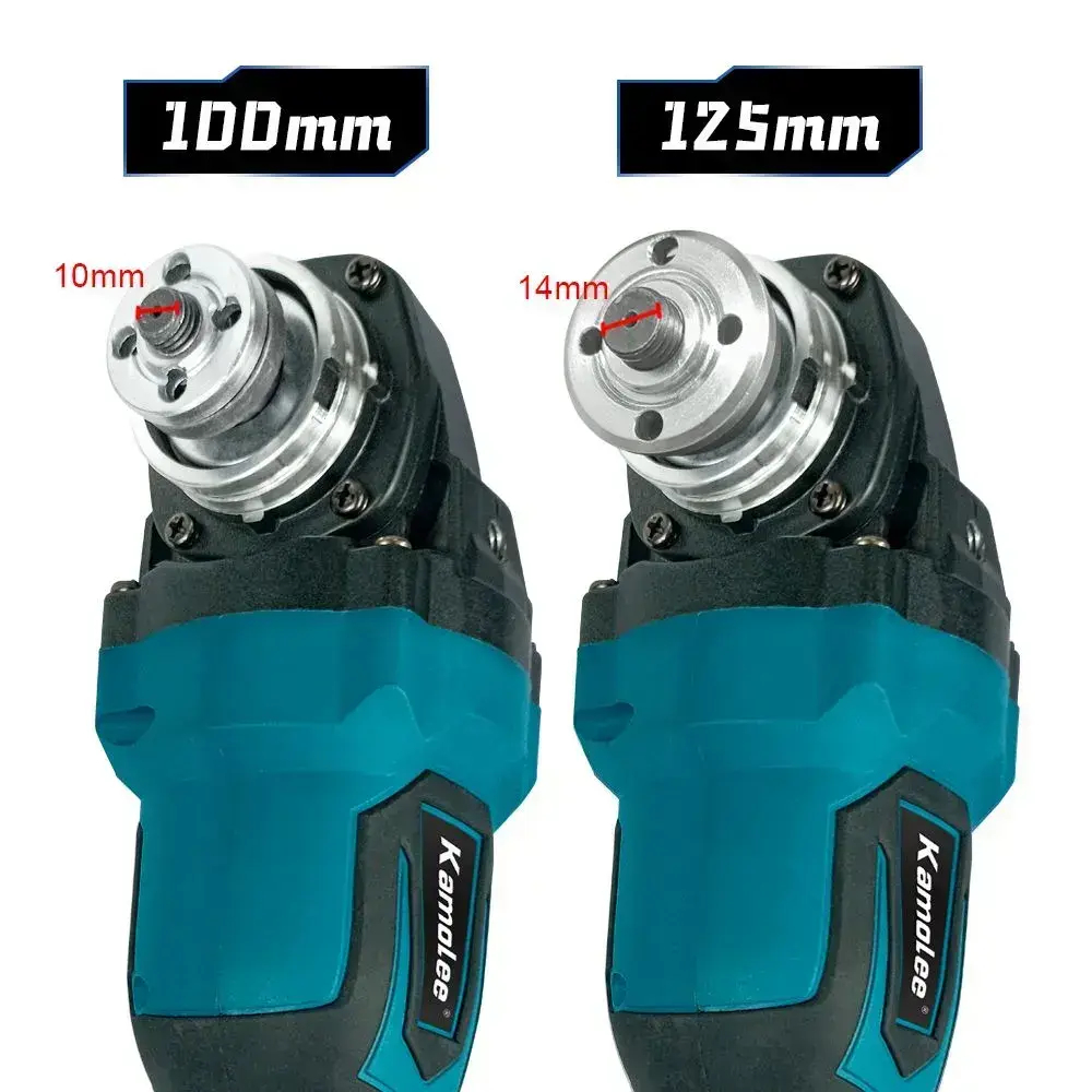 Kamolee Патентованная Бесщеточная УШМ (Болгарка) 125мм, 1800Вт с Регулировкой Оборотов и Без Акб - Мощность и Удобство!